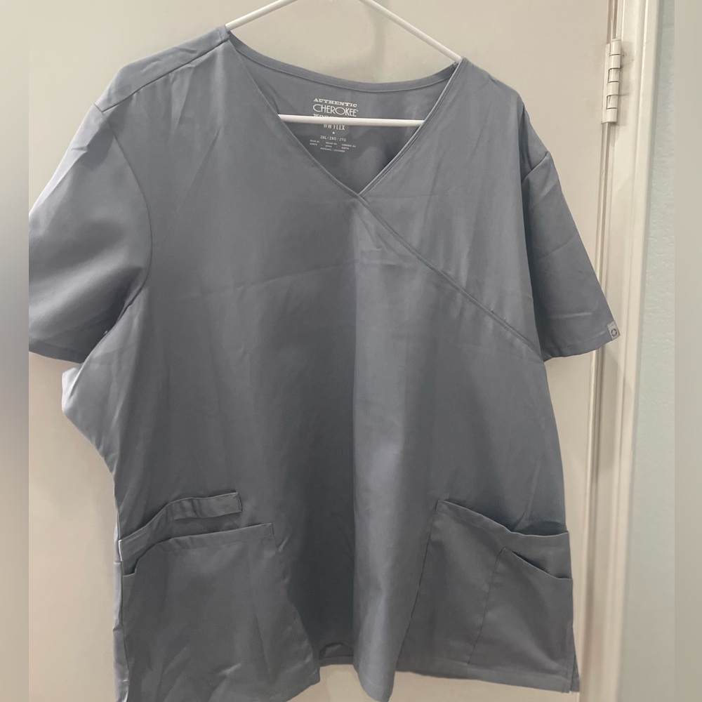 Cherokee 2xl Work Wear Gray Scrub New